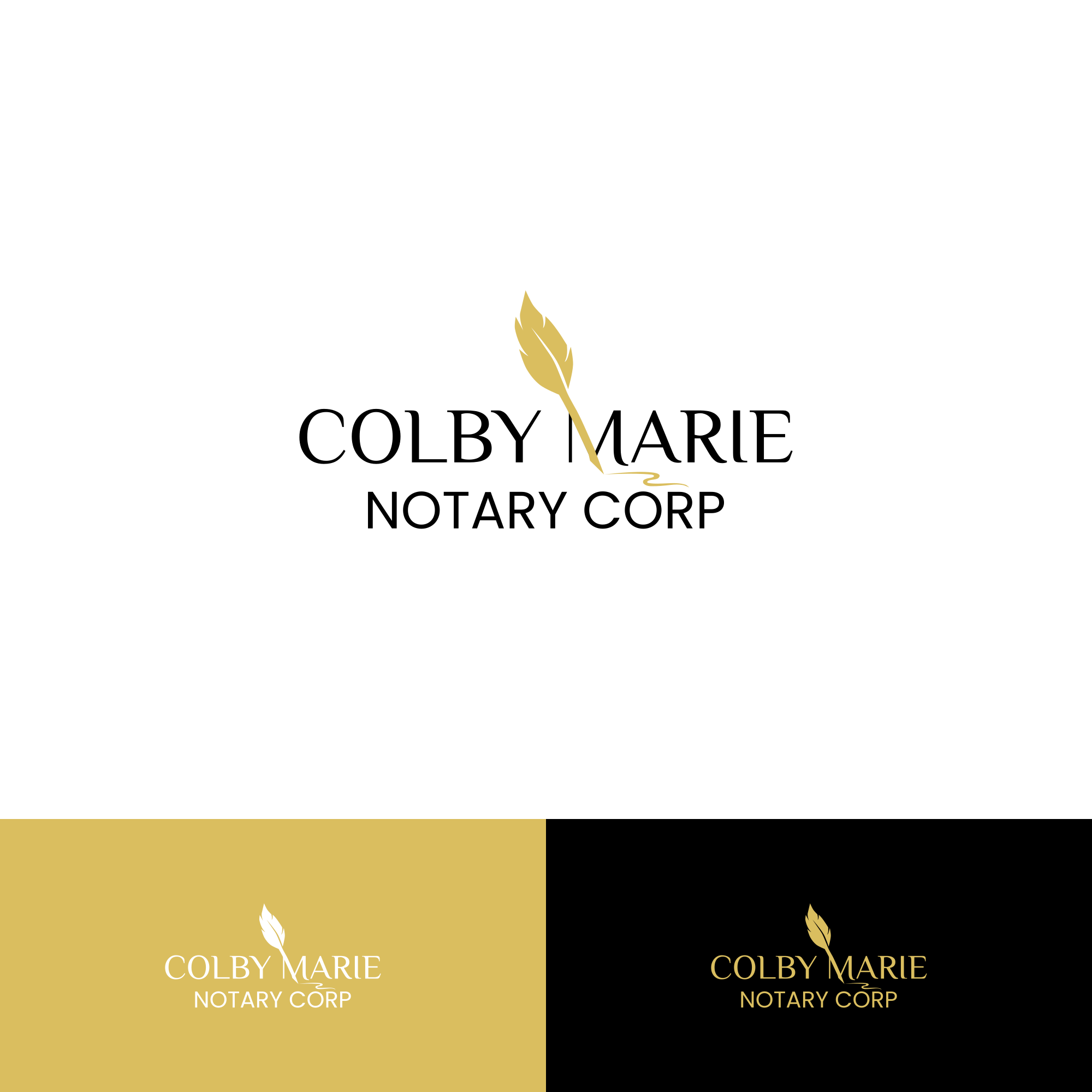 Diseño de Logo por alitjuara para Colby Marie Notary Corp.  | Diseño #28415681