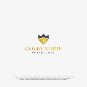 Design de Logo par RickyThuo pour Colby Marie Notary Corp.  | Design #28412471
