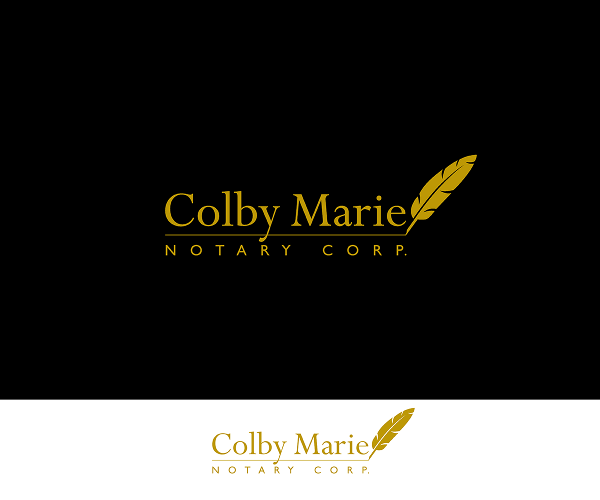 Logo-Design von saulogchito für Colby Marie Notary Corp.  | Design #28411054