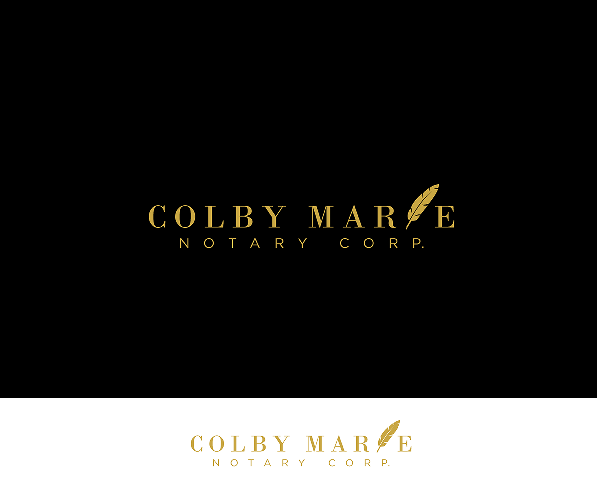 Logo Design by saulogchito for Colby Marie Notary Corp.  | Design #28411100