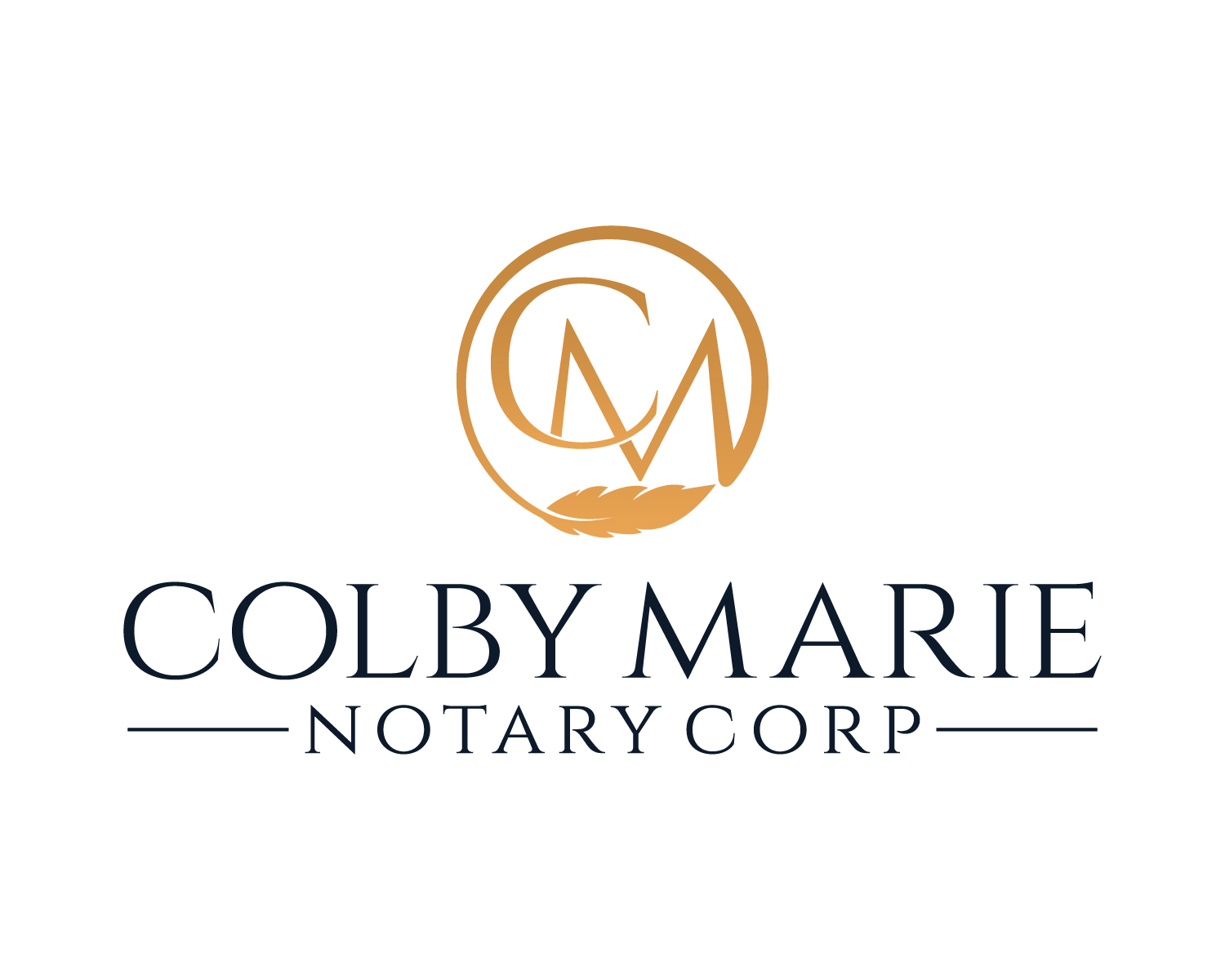 Logo Design by Atec for Colby Marie Notary Corp.  | Design #28384012