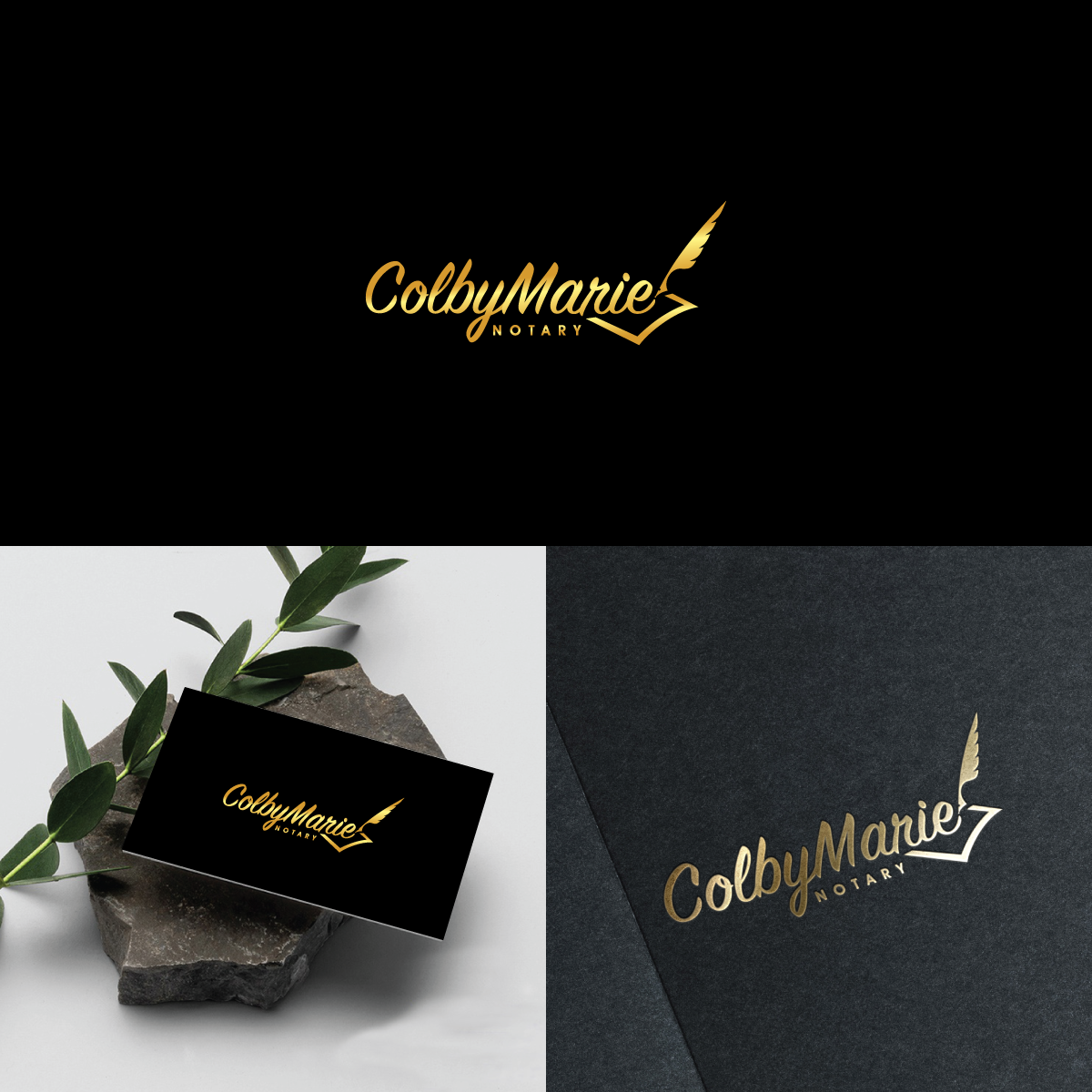 Logo Design by Magic of Art for Colby Marie Notary Corp.  | Design #28381674