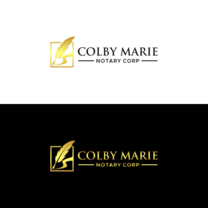 Logo Design by Rhibas for Colby Marie Notary Corp.  | Design: #28379002