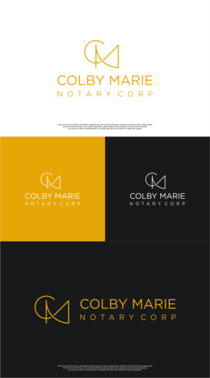 Design de Logo par MASH Std pour Colby Marie Notary Corp.  | Design : #28379226