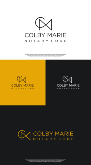 Diseño de Logo por MASH Std para Colby Marie Notary Corp.  | Diseño: #28403361