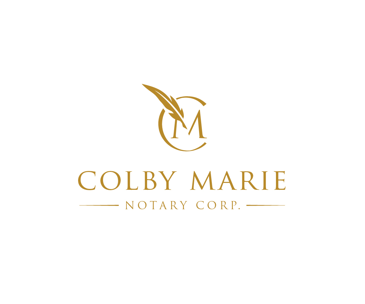 Logo Design by Meraki* for Colby Marie Notary Corp.  | Design #28409122