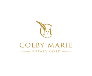 Diseño de Logo por Meraki* para Colby Marie Notary Corp.  | Diseño: #28409122