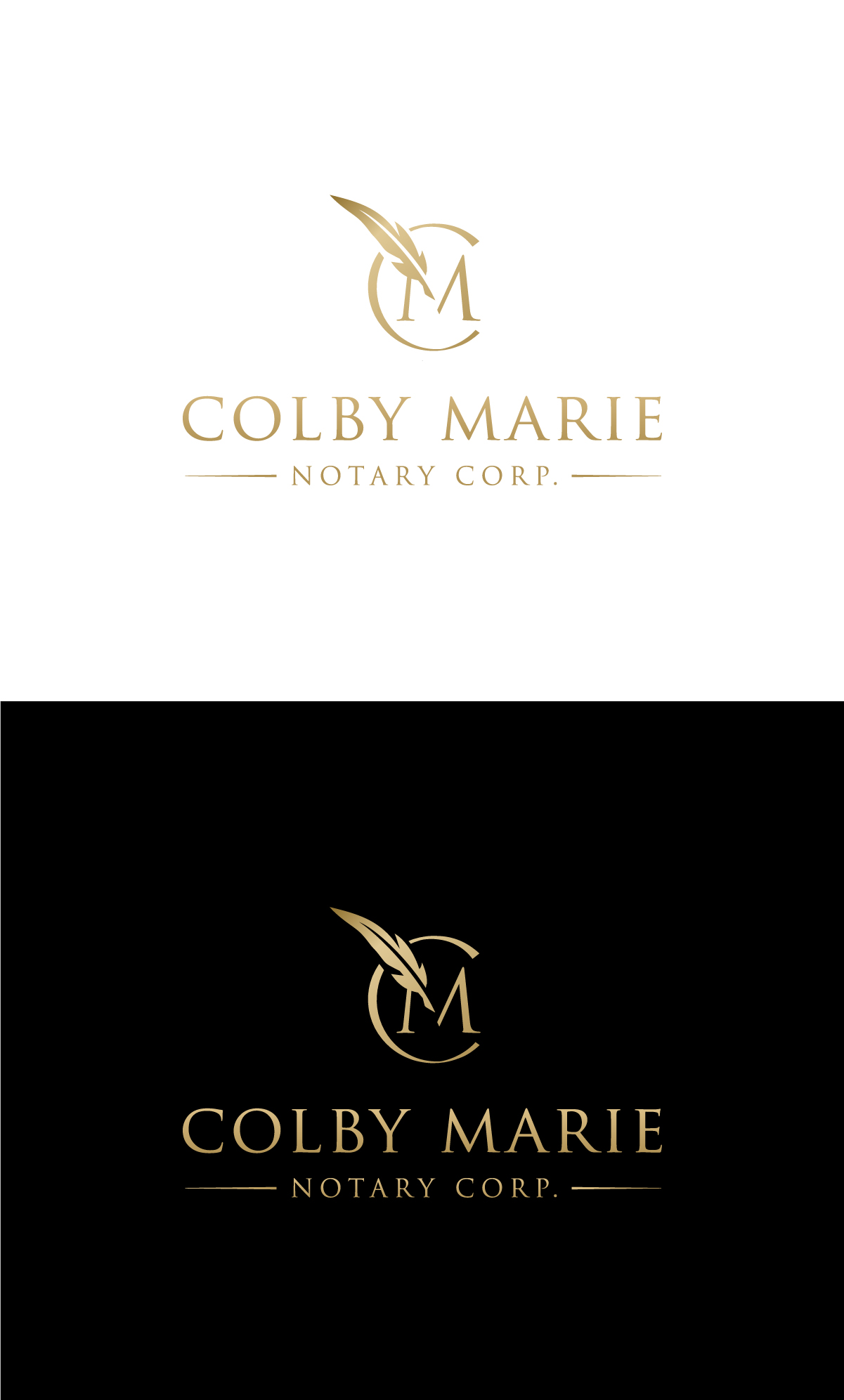 Logo-Design von Meraki* für Colby Marie Notary Corp.  | Design #28422873
