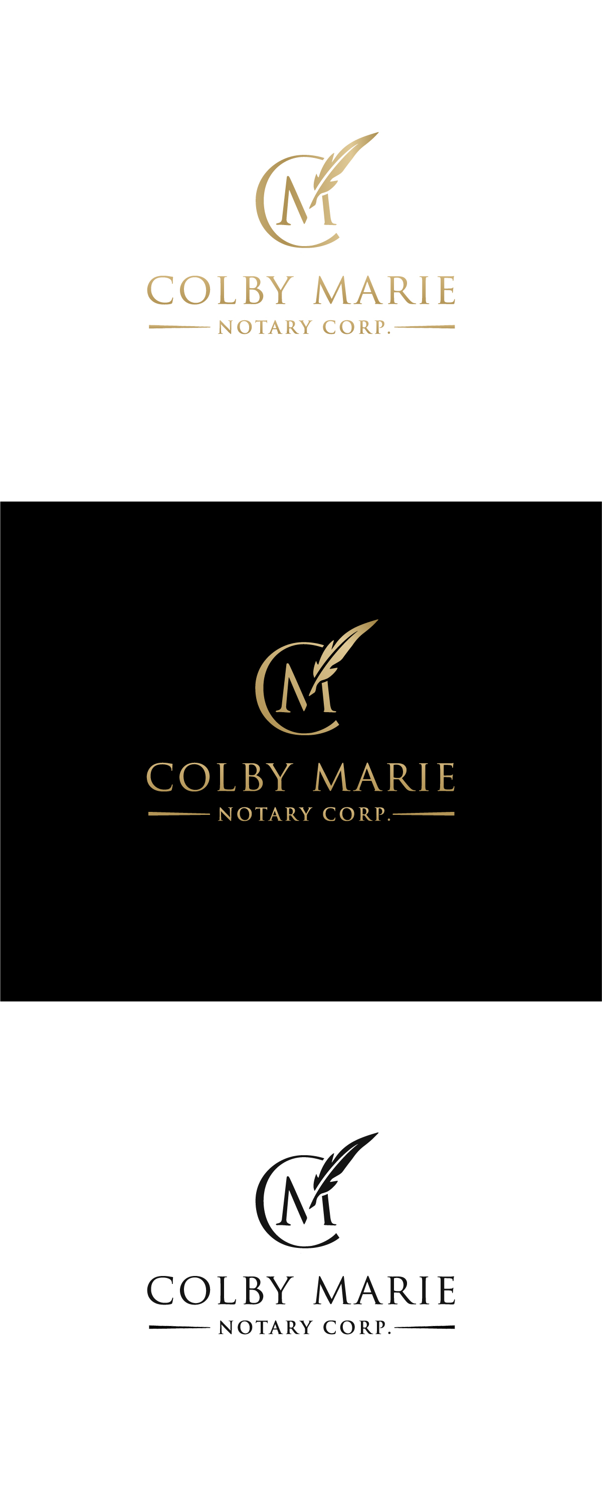 Diseño de Logo por Meraki* para Colby Marie Notary Corp.  | Diseño: #28462114