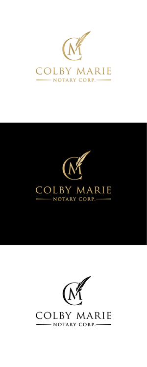 Logo Design by Meraki* for Colby Marie Notary Corp.  | Design: #28470474