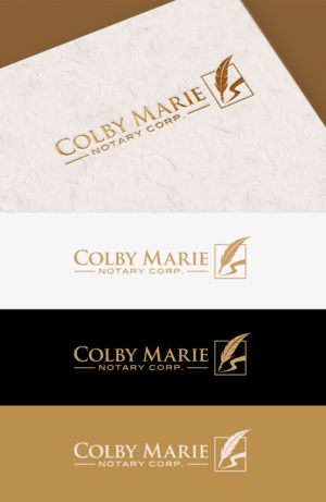 Design de Logo par grrssn pour Colby Marie Notary Corp.  | Design : #28387570