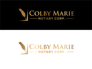 Logo Design by BNdesigner for Colby Marie Notary Corp.  | Design: #28380123