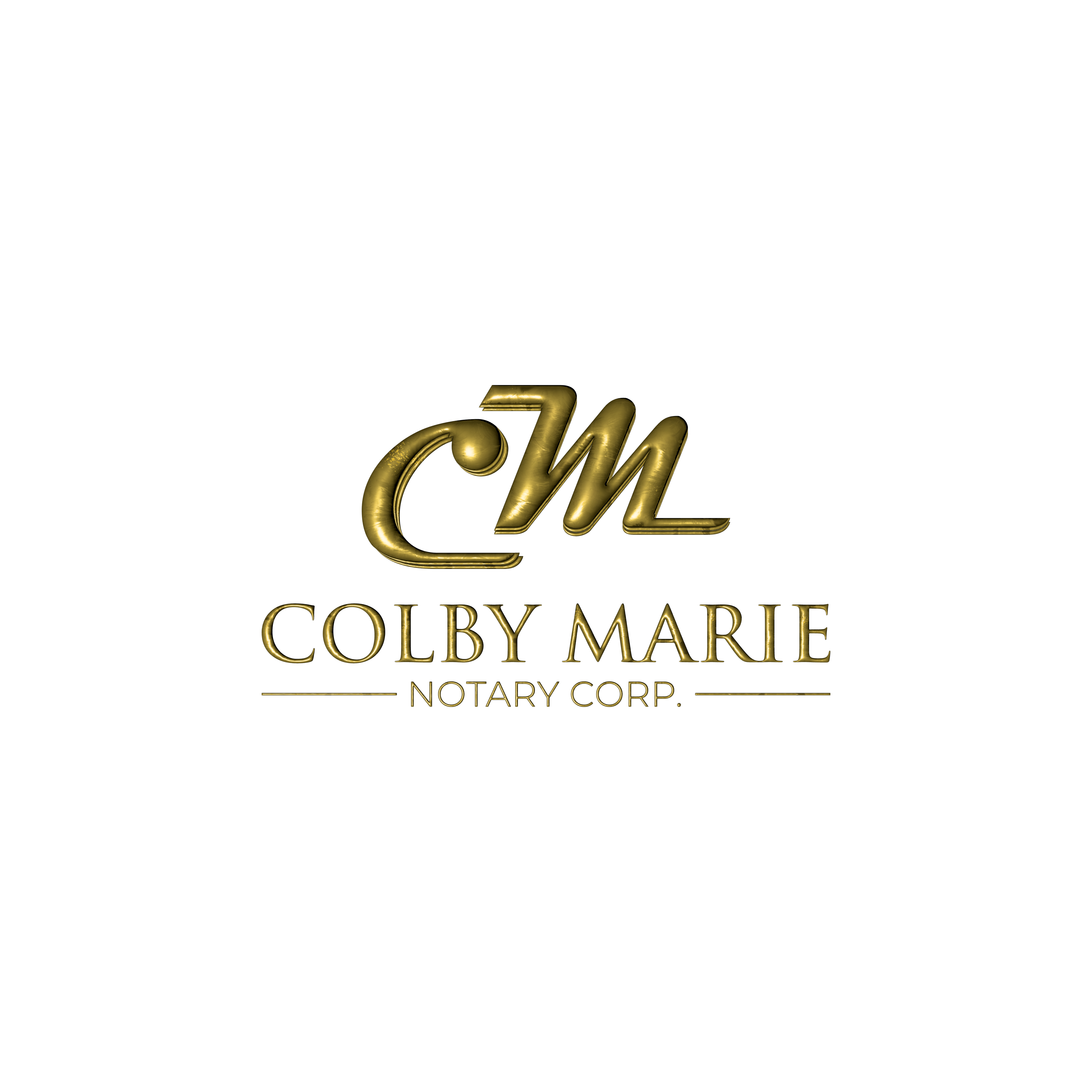 Logo Design by Spike Designs for Colby Marie Notary Corp.  | Design #28397155