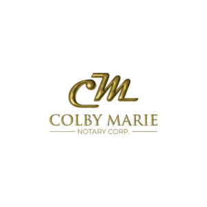 Logo Design by Spike Designs for Colby Marie Notary Corp.  | Design: #28397155