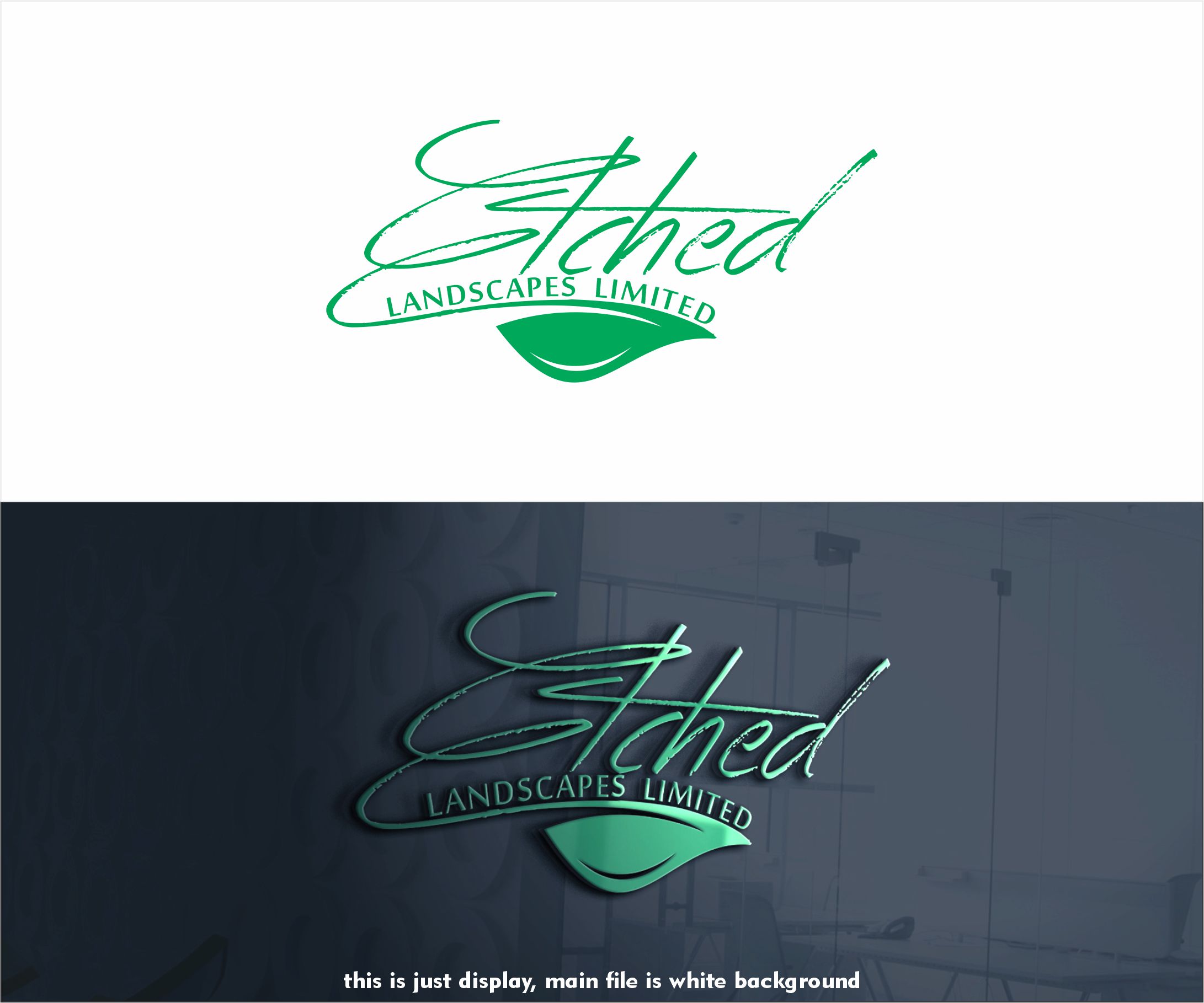 Logo Design by alkaline for Etched Landscapes Limited | Design #28379198