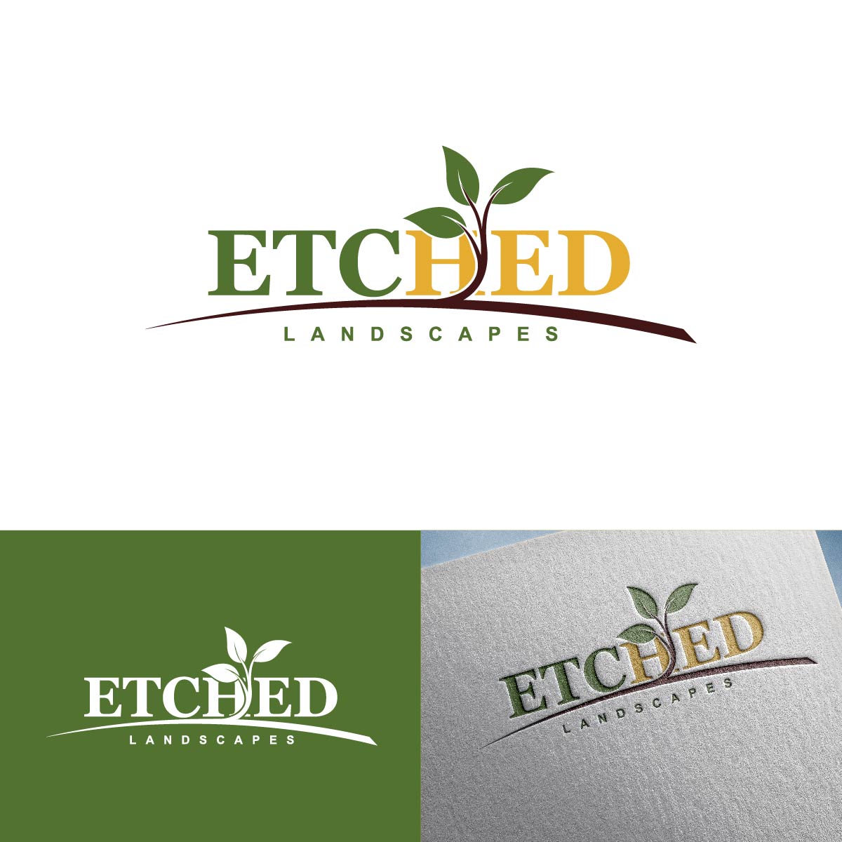 Logo Design by fly  design for Etched Landscapes Limited | Design #28382031