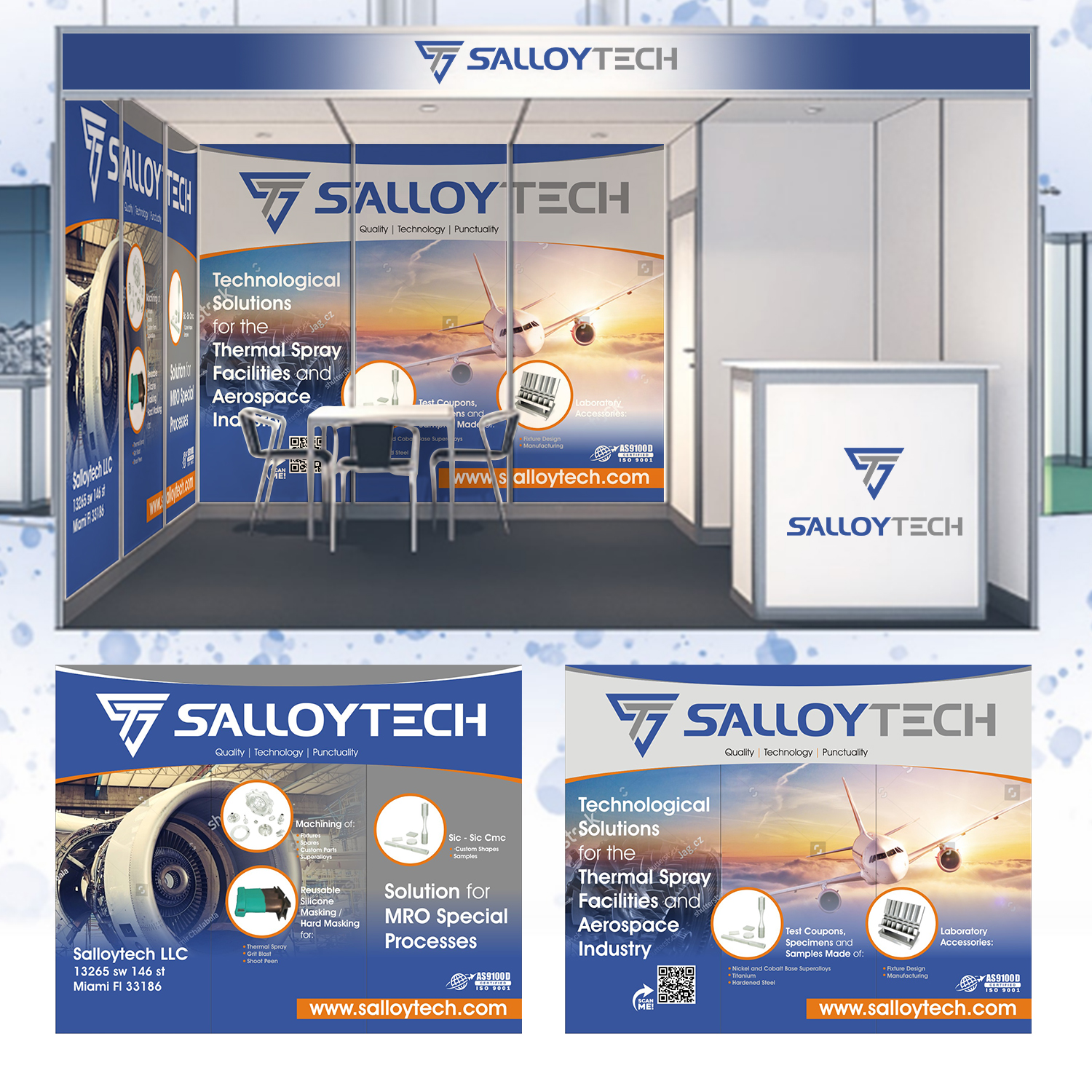Trade Show Booth Design by DG+ for Salloytech Sp. z o.o. | Design: #28407423
