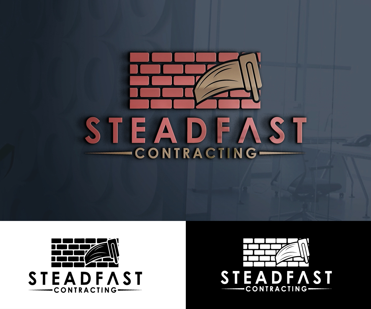 Logo Design by 24ksunny for Steadfast Contracting Pty Ltd | Design #28381611