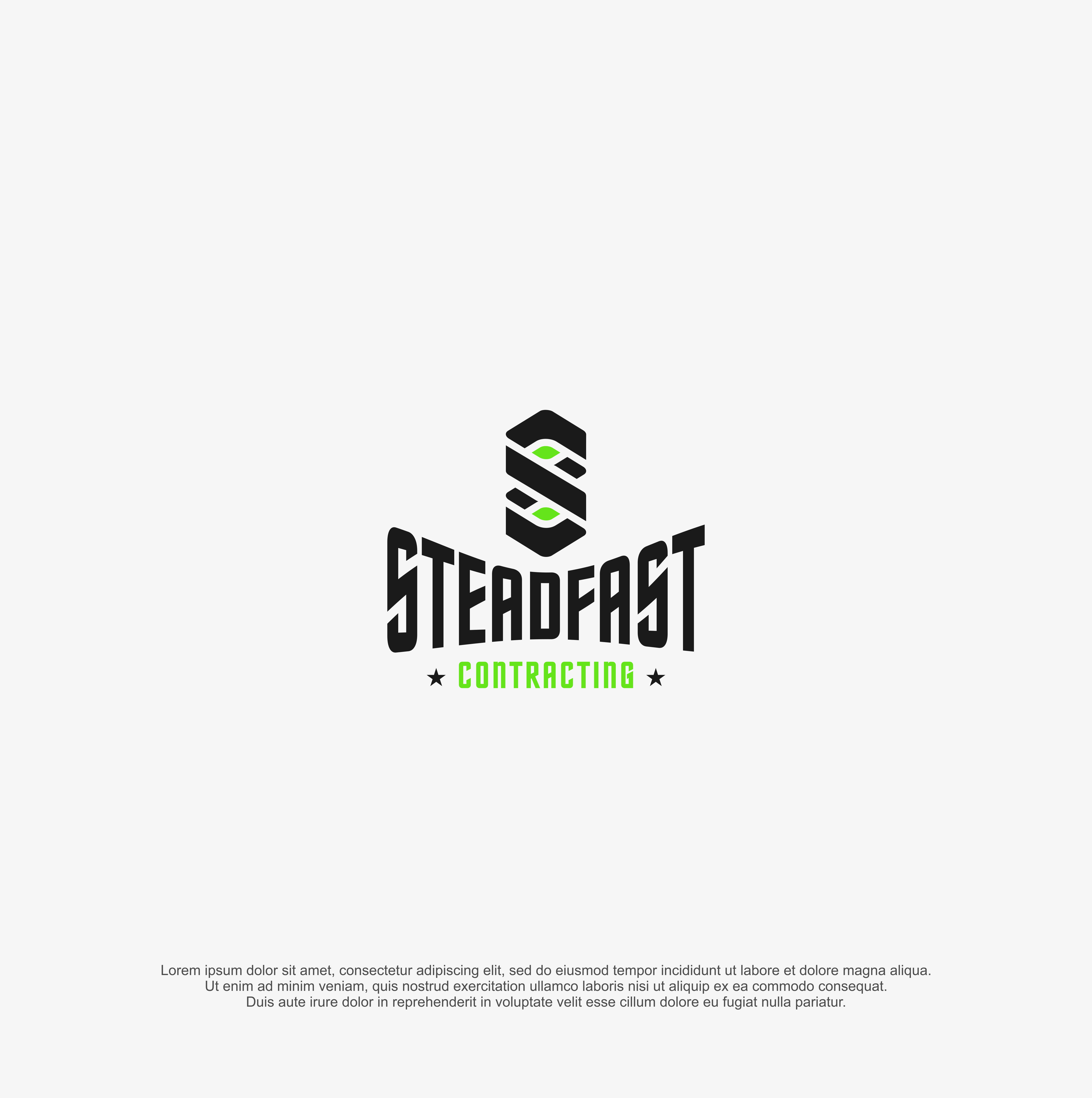 Logo Design by R!CKY for Steadfast Contracting Pty Ltd | Design #28412780