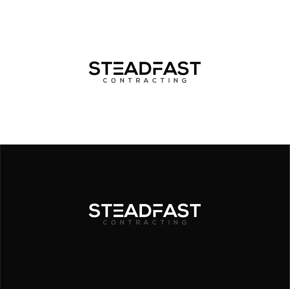 Logo Design by AlphabetZero.com for Steadfast Contracting Pty Ltd | Design #28381814