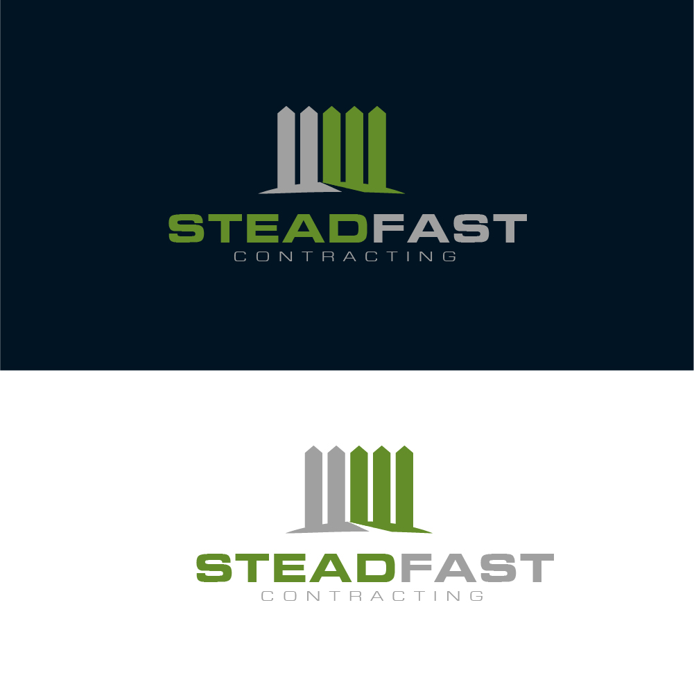 Logo Design by AlphabetZero.co.uk for Steadfast Contracting Pty Ltd | Design #28381930