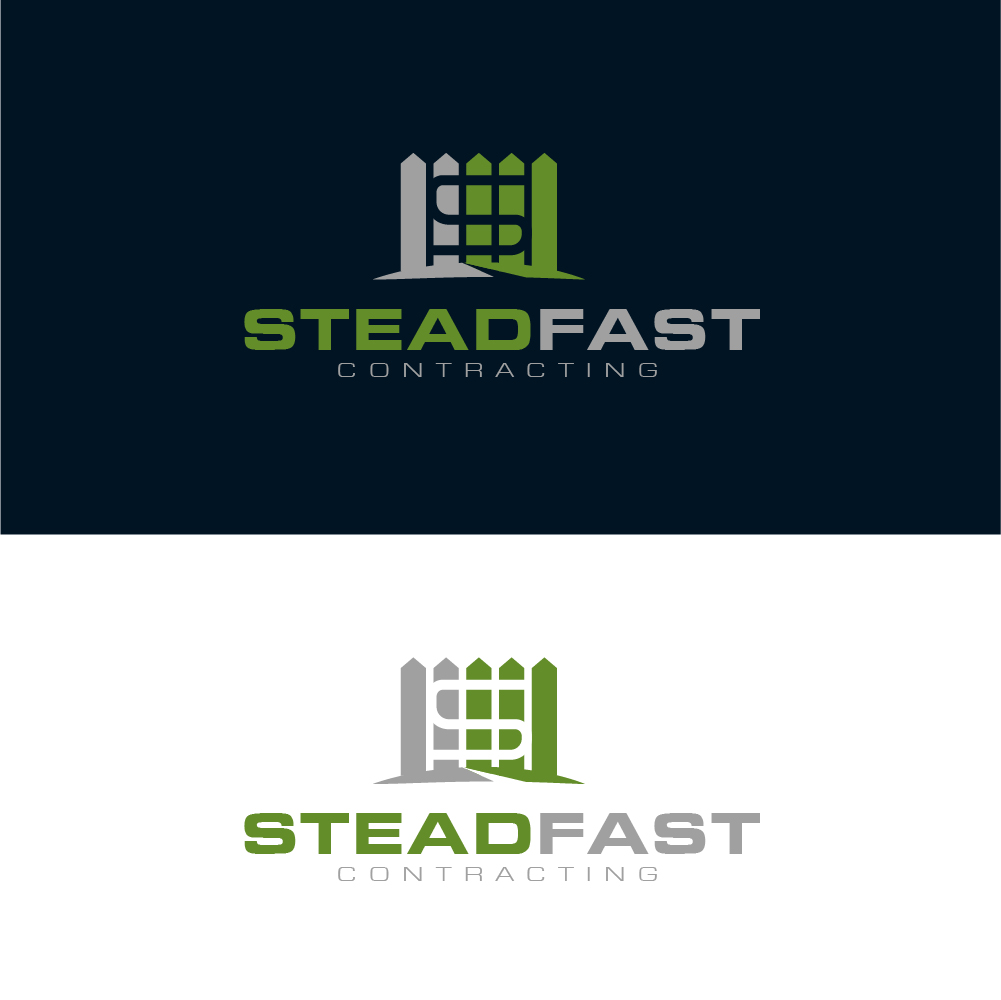 Logo Design by AlphabetZero.com for Steadfast Contracting Pty Ltd | Design #28381932