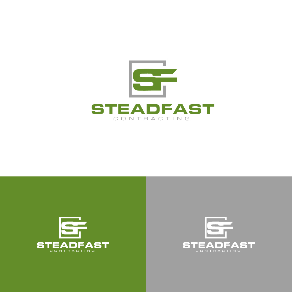 Logo Design by AlphabetZero.com for Steadfast Contracting Pty Ltd | Design #28382012