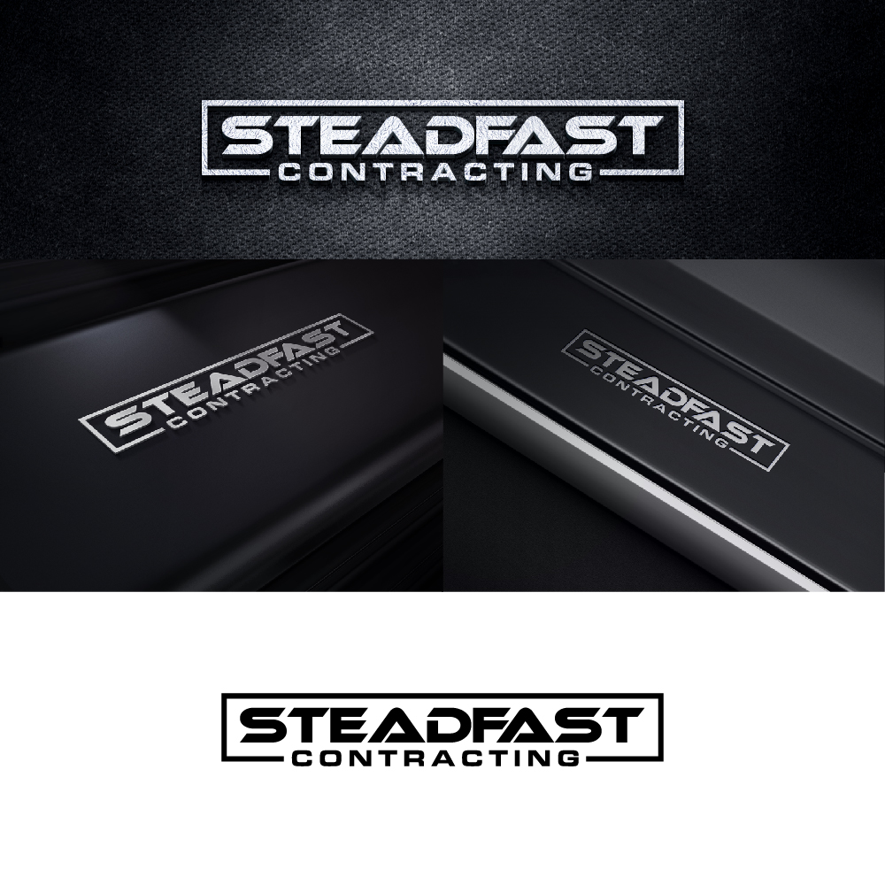 Logo Design by AlphabetZero.co.uk for Steadfast Contracting Pty Ltd | Design #28387781