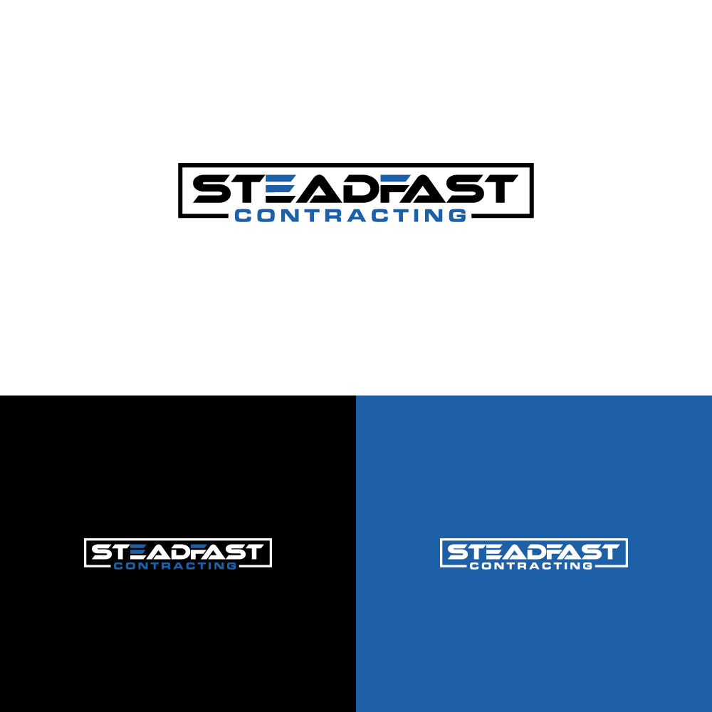 Logo Design by AlphabetZero.co.uk for Steadfast Contracting Pty Ltd | Design #28387798