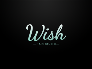 Logo Design by Omee for Wish Hair  Beauty Studio | Design: #744975