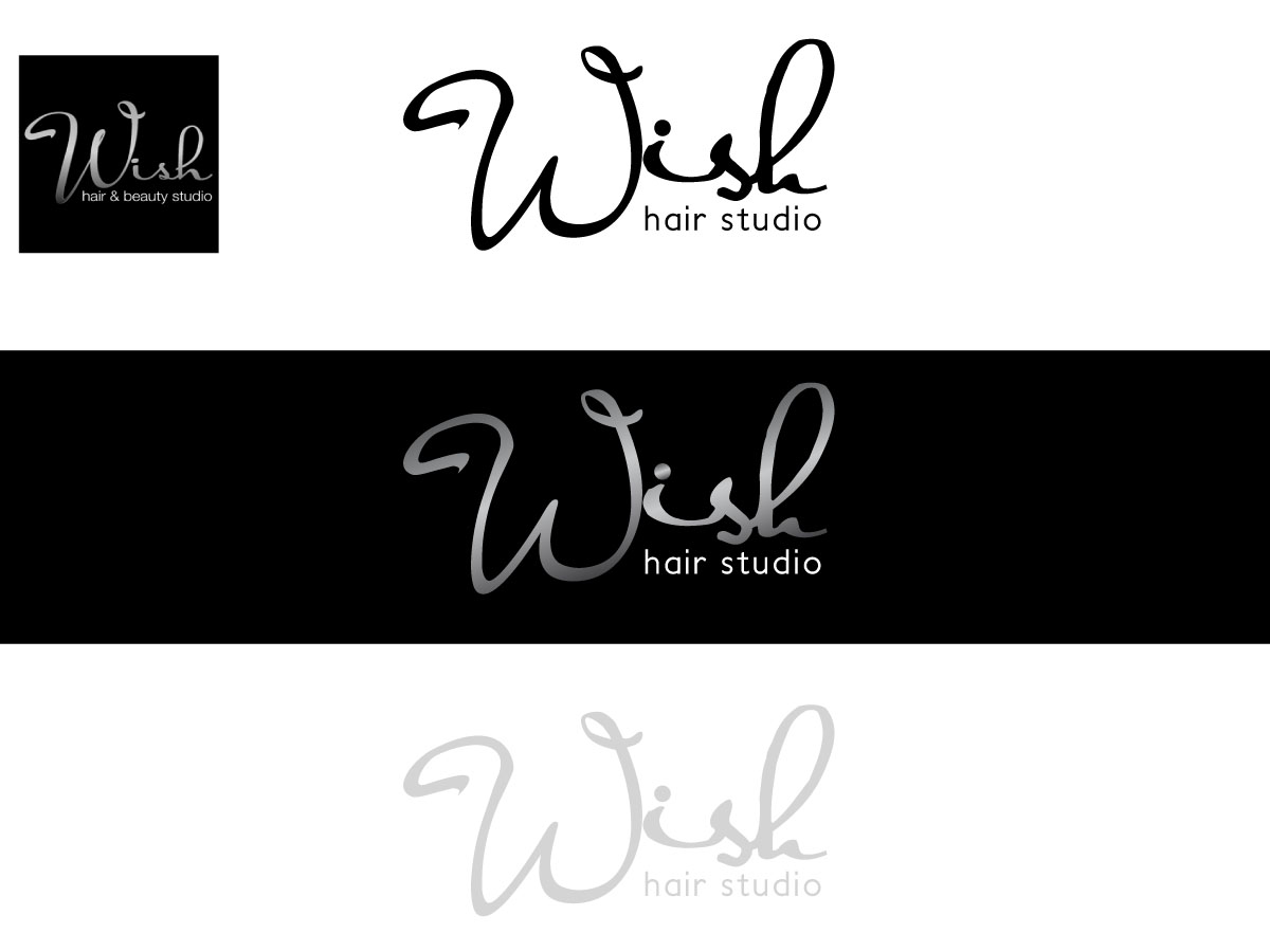 Logo Design by WAkland for Wish Hair  Beauty Studio | Design #742958