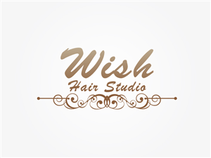 Logo Design by OUT of BOX.d for Wish Hair  Beauty Studio | Design: #746954
