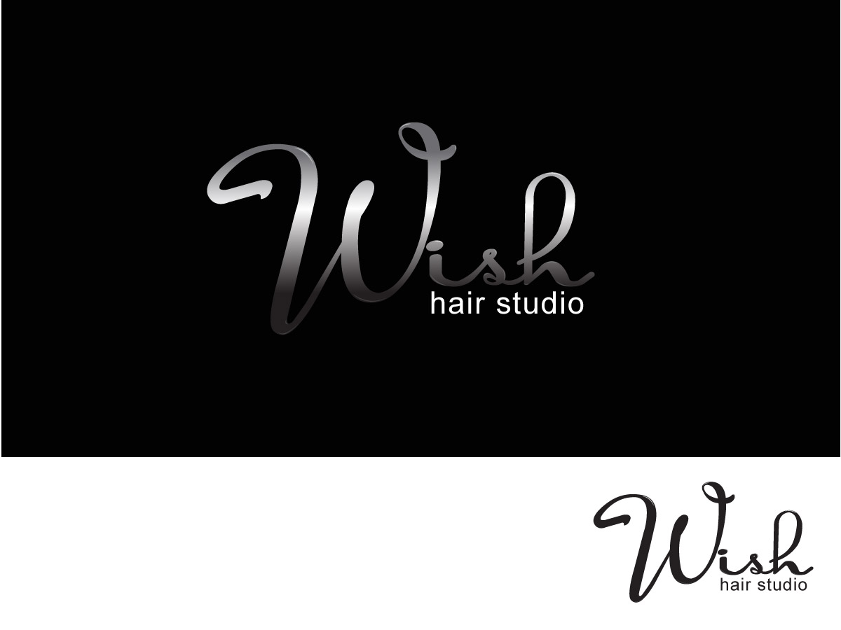 Logo Design by Brain.Art for Wish Hair  Beauty Studio | Design #745081