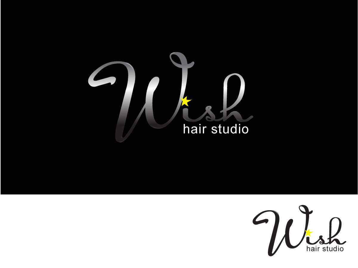 Logo Design by Brain.Art for Wish Hair  Beauty Studio | Design #745082