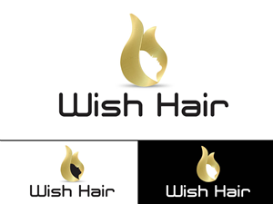 Diseño de Logo por Sanjay Kumar para Wish Hair  Beauty Studio | Diseño #748451