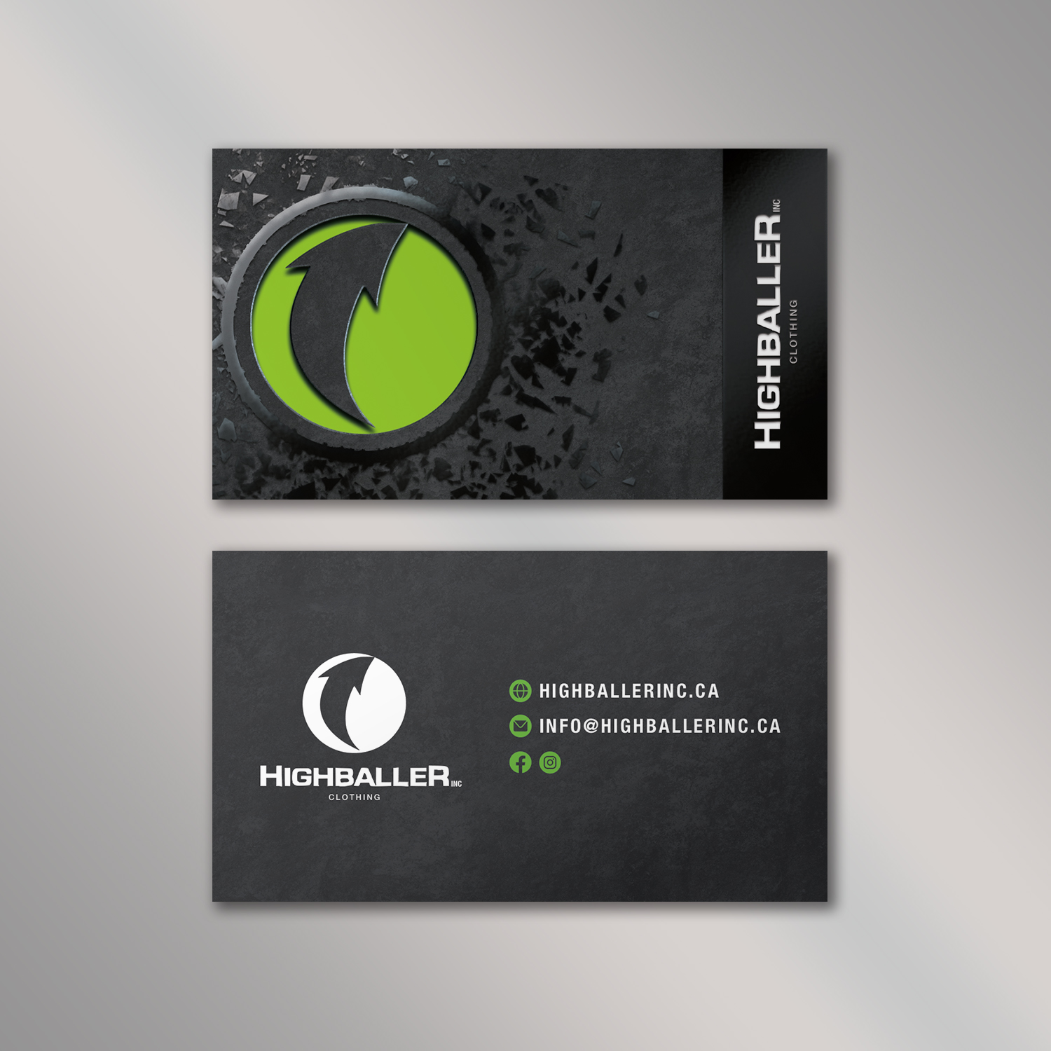 Design de Carte de Visite par Vishwa Basnayake pour Highballer Inc | Design #28383190