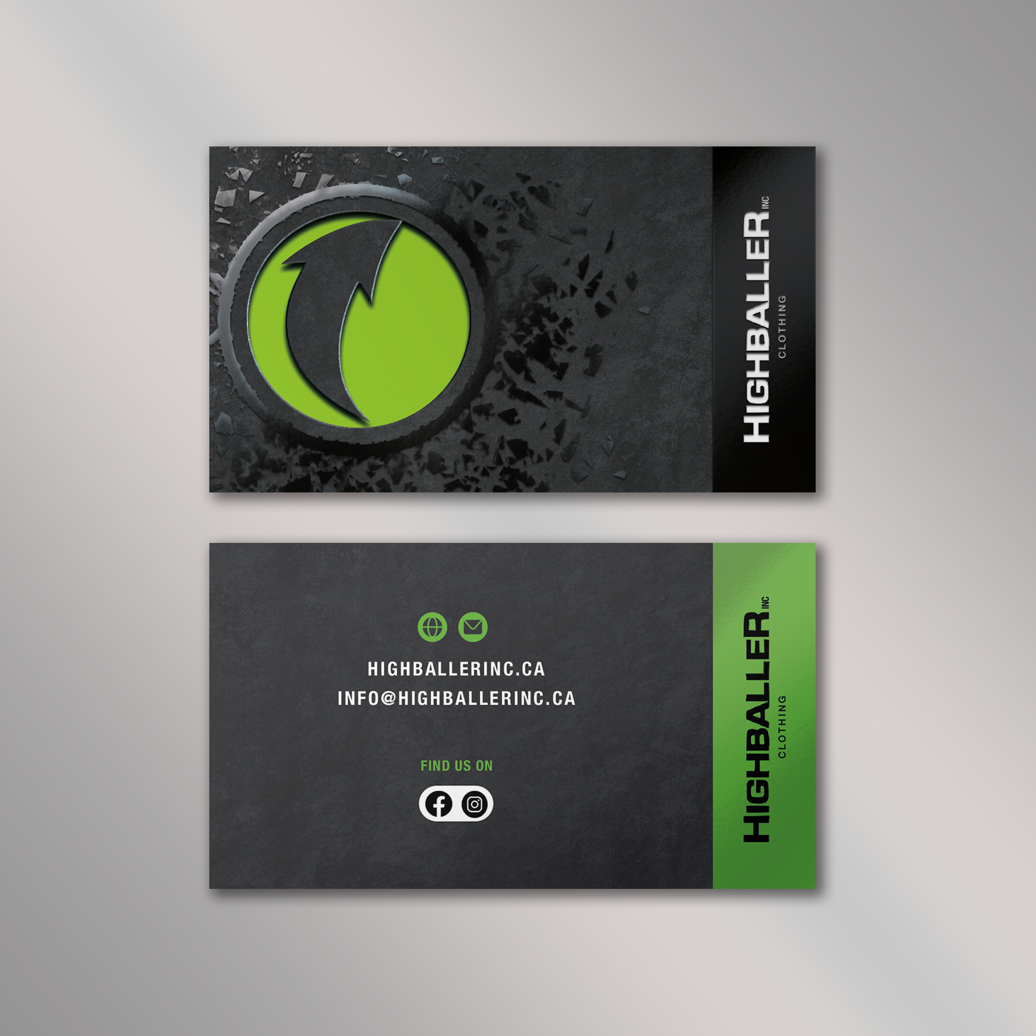 Diseño de Tarjeta de Presentación por Vishwa Basnayake para Highballer Inc | Diseño #28383191