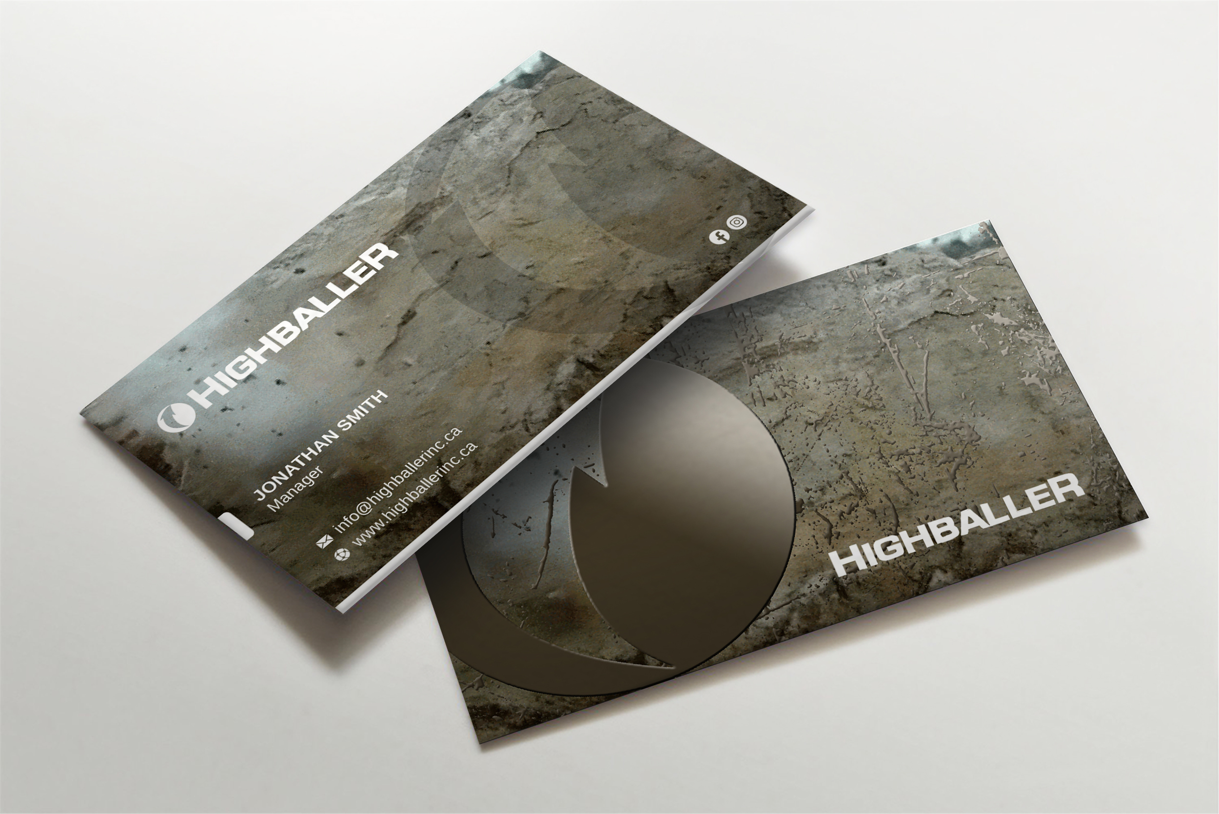 Diseño de Tarjeta de Presentación por LAXMI DESIGNHUB para Highballer Inc | Diseño #28381221