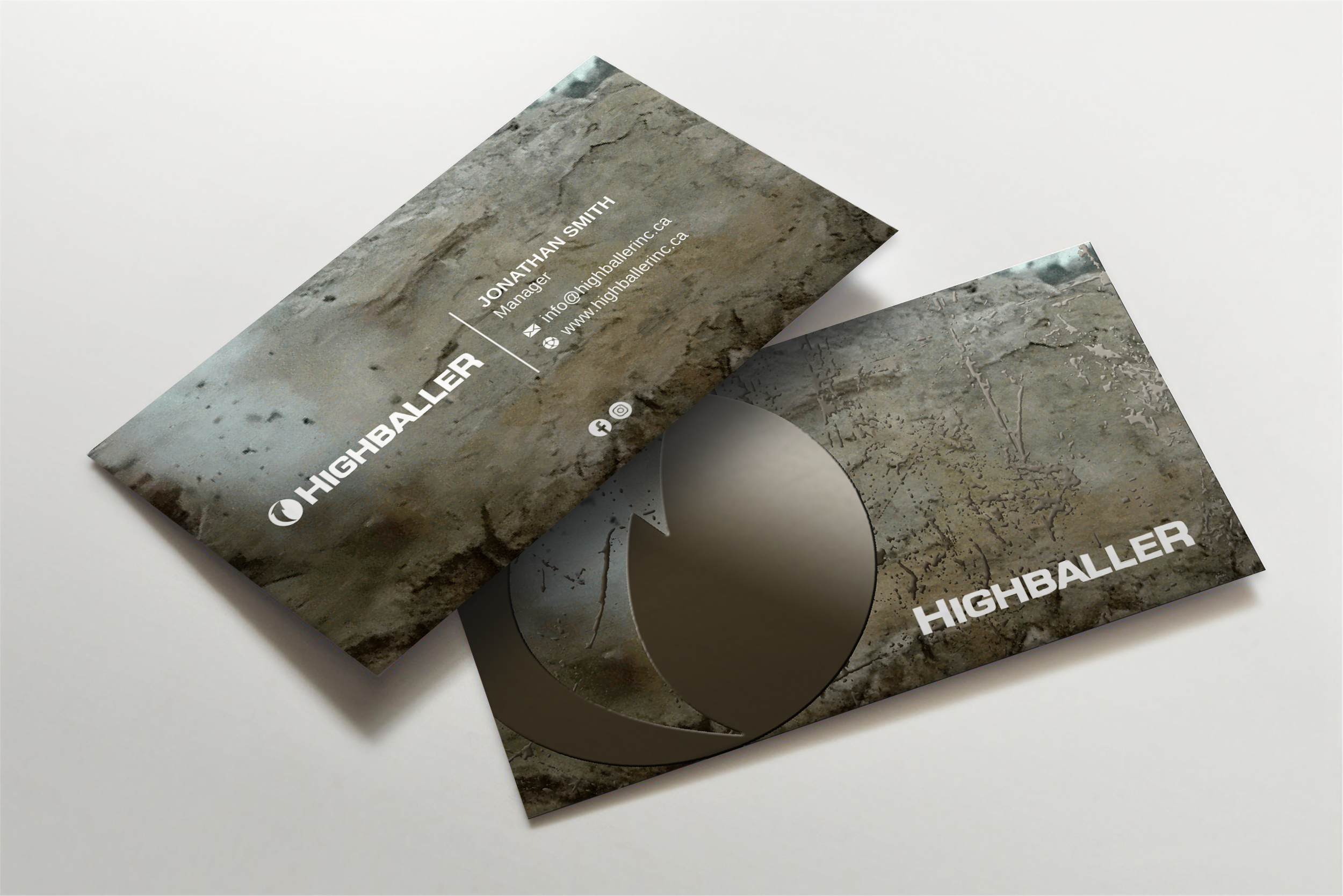 Business Card Design by LAXMI DESIGNHUB for Highballer Inc | Design #28381222