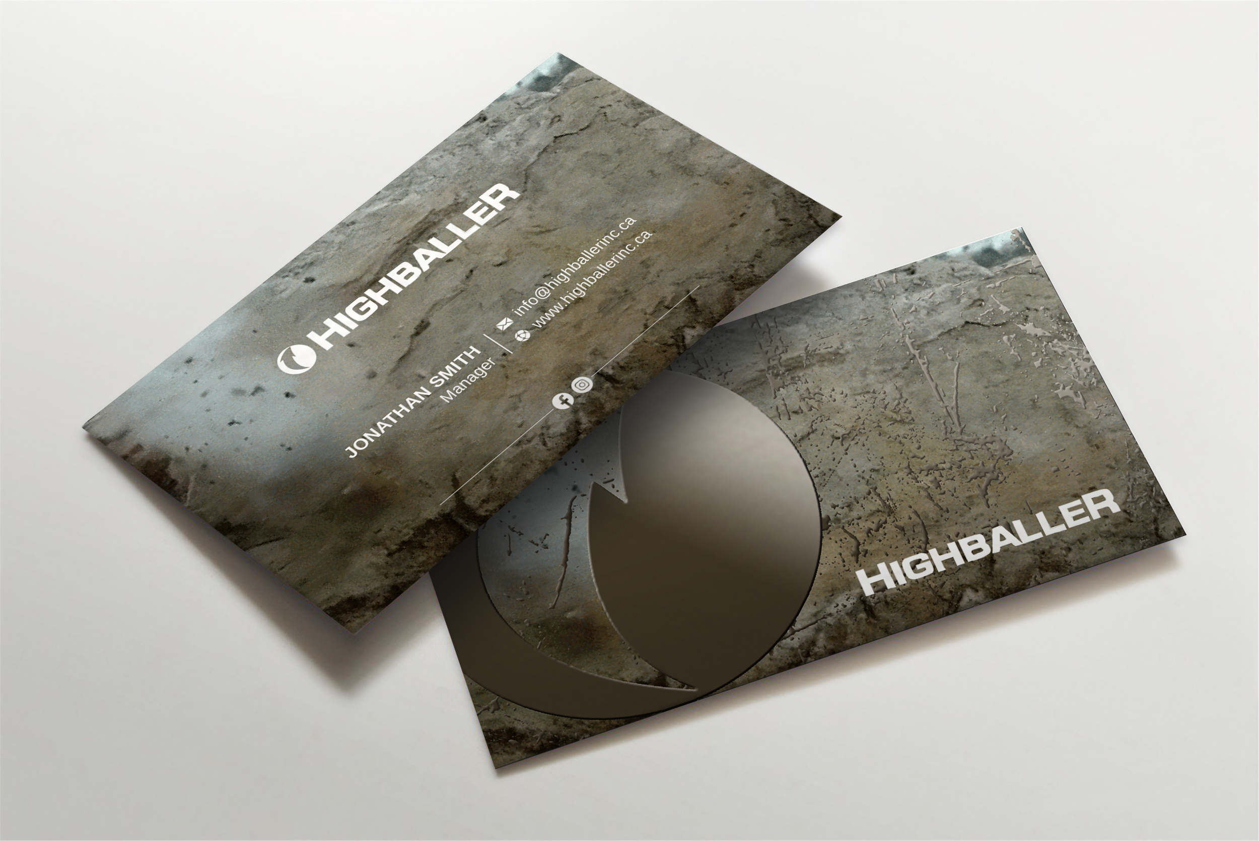 Diseño de Tarjeta de Presentación por LAXMI DESIGNHUB para Highballer Inc | Diseño #28381224