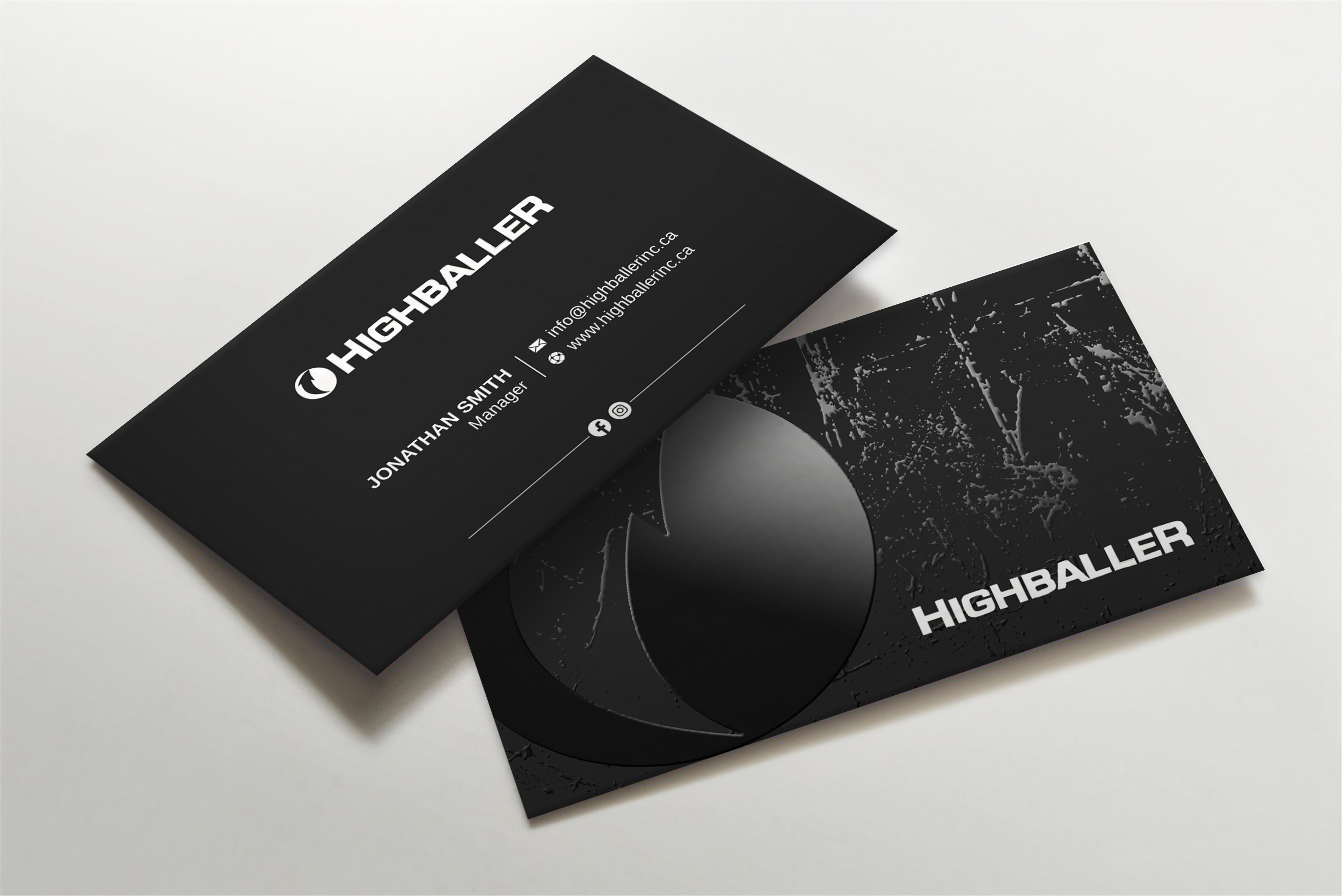 Business Card Design by LAXMI DESIGNHUB for Highballer Inc | Design #28381226