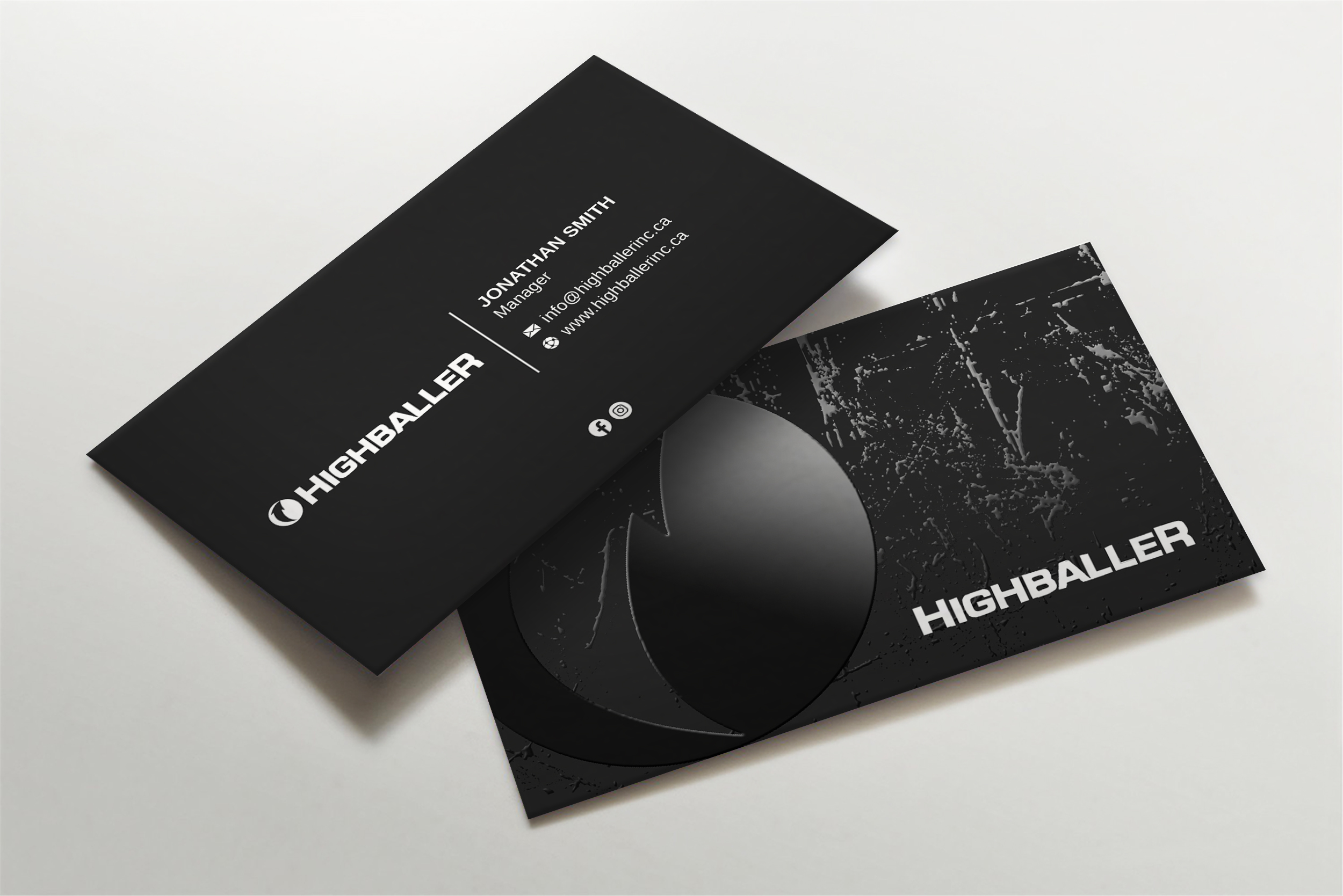 Business Card Design by LAXMI DESIGNHUB for Highballer Inc | Design #28381229