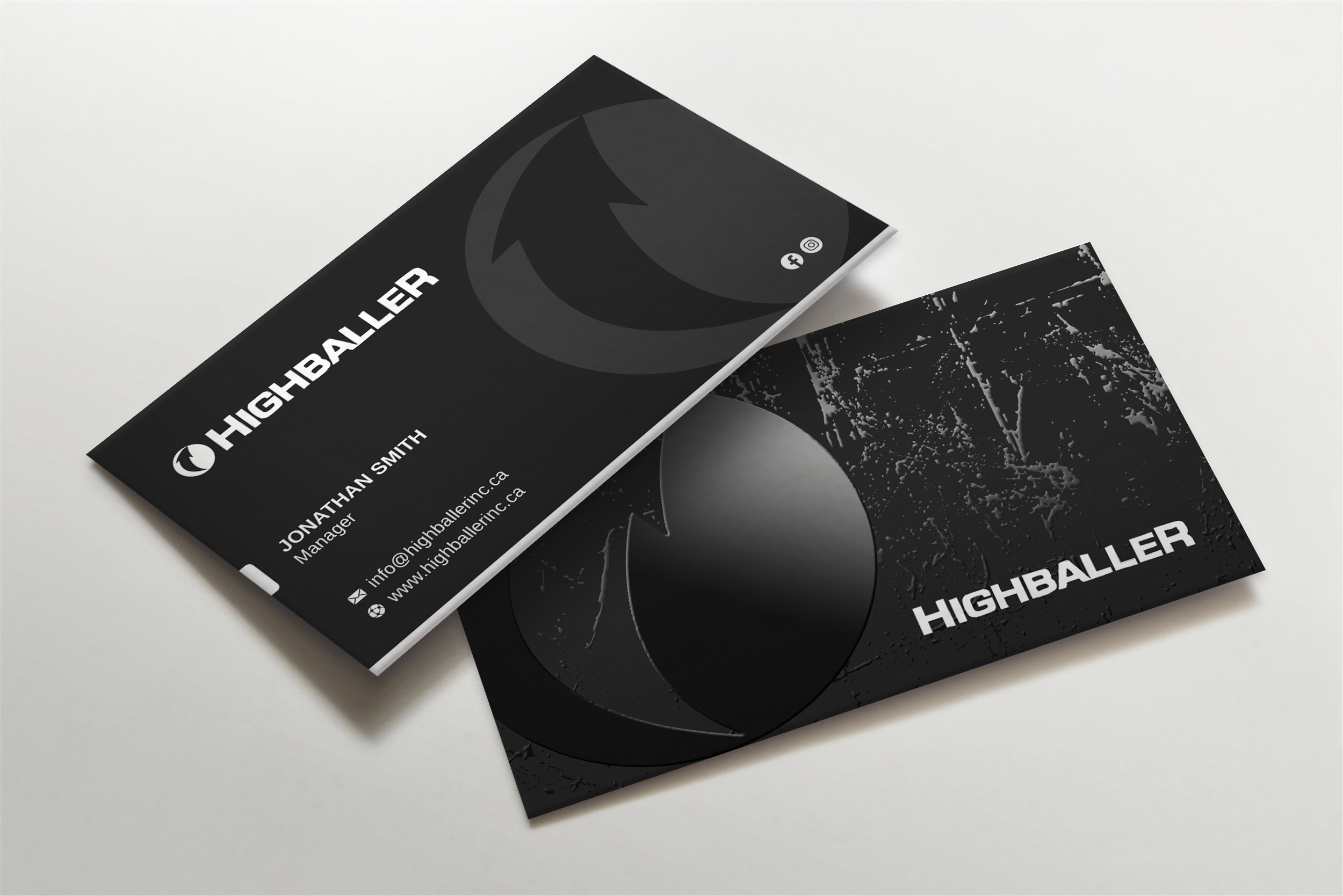 Design de Carte de Visite par LAXMI DESIGNHUB pour Highballer Inc | Design #28381234
