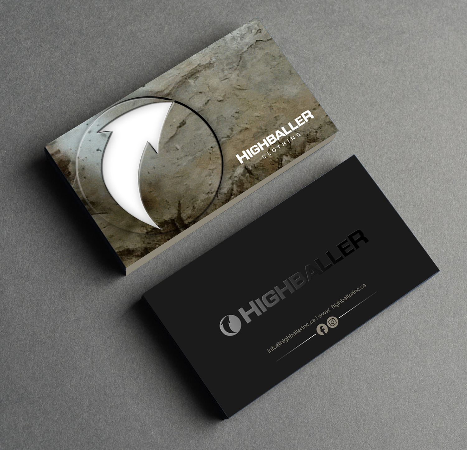 Diseño de Tarjeta de Presentación por chandrayaan.creative para Highballer Inc | Diseño #28379788