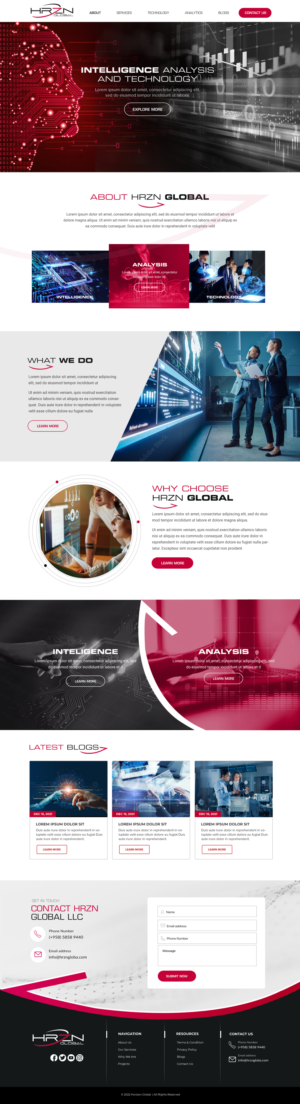 Web Design by Blue Sparrow for this project | Design: #28397444
