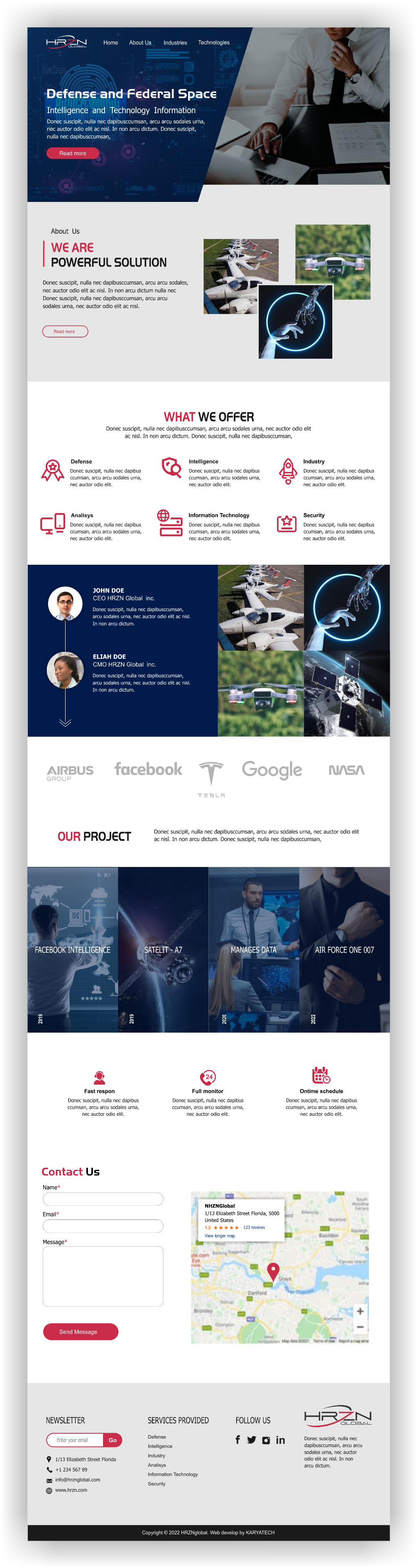 Web Design by Samodra for this project | Design #28402030