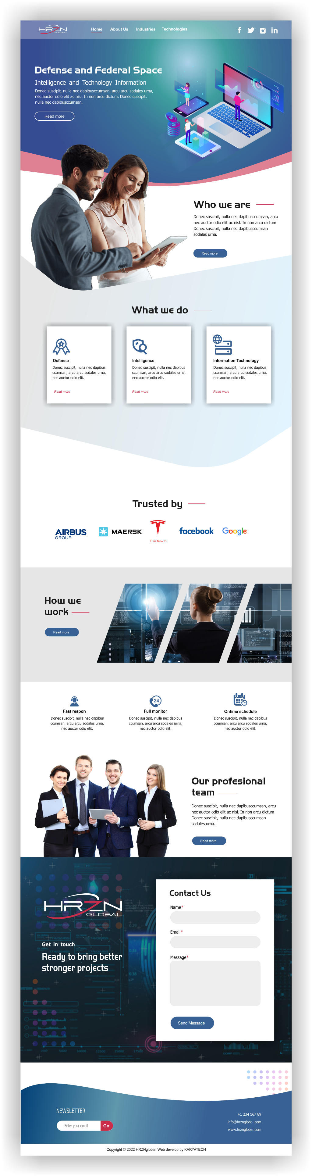 Web Design by Samodra for this project | Design #28402031