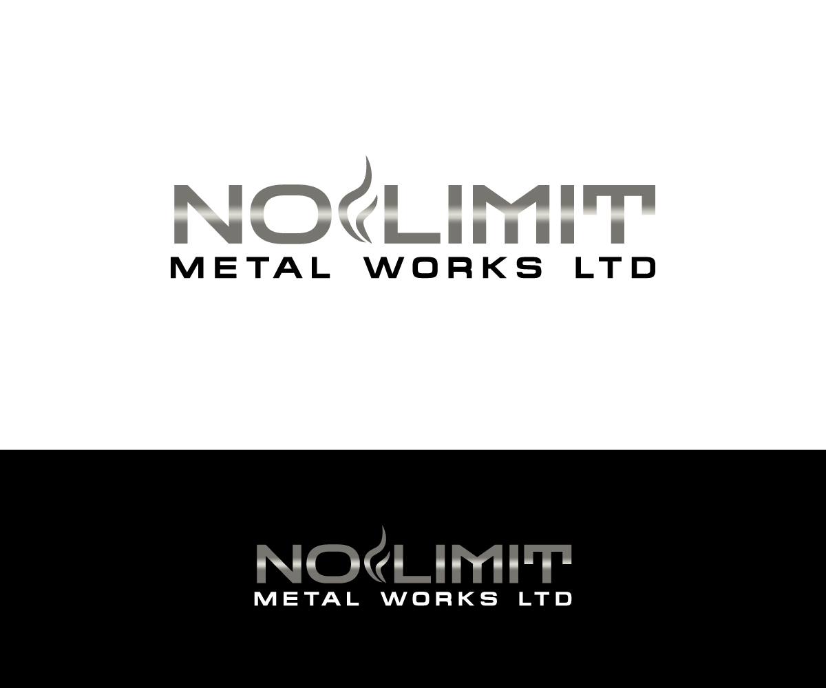 Logo Design by Kavth for NO LIMIT METAL WORKS LTD | Design #28382231