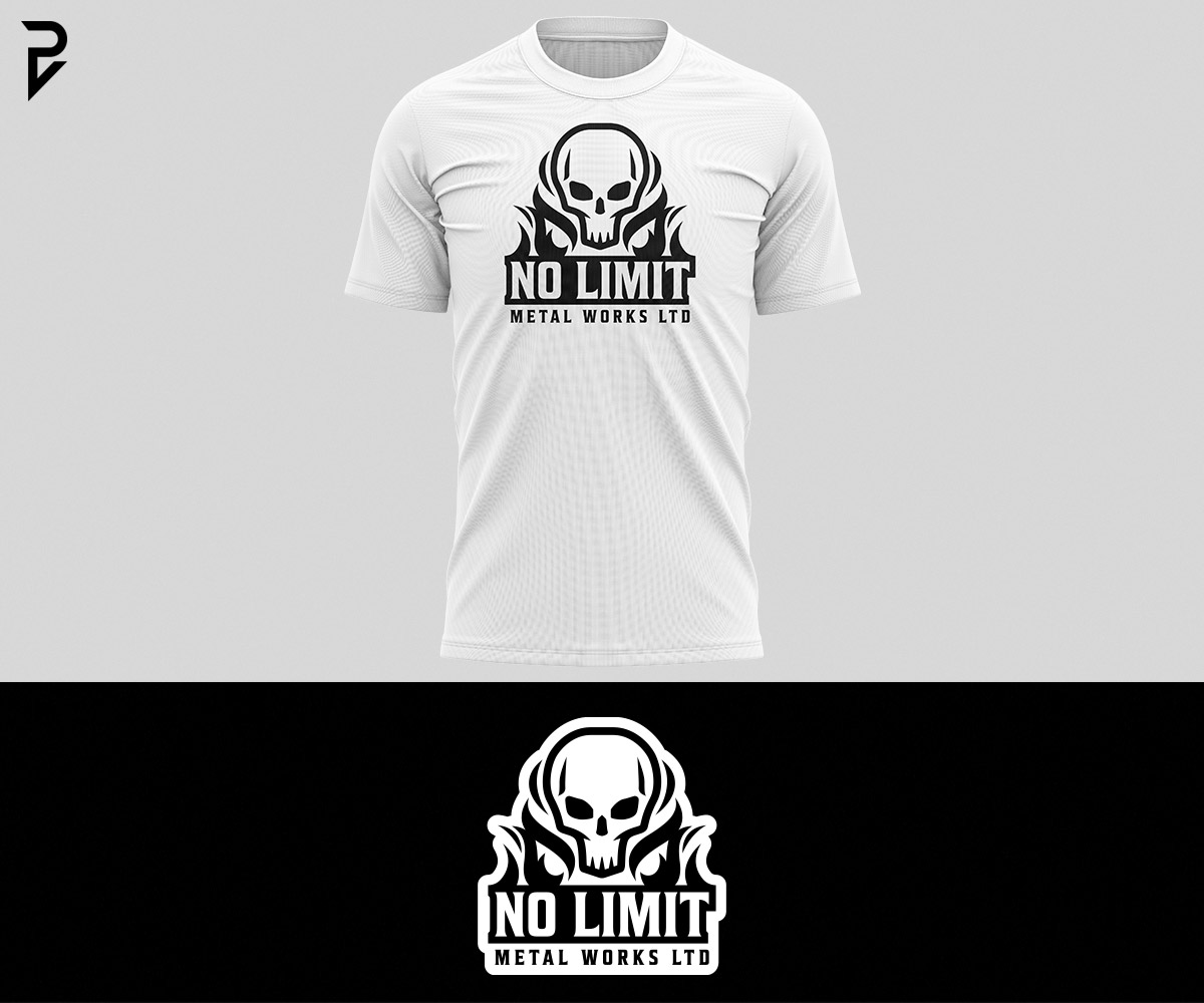 Logo Design by poisonvectors for NO LIMIT METAL WORKS LTD | Design #28382318