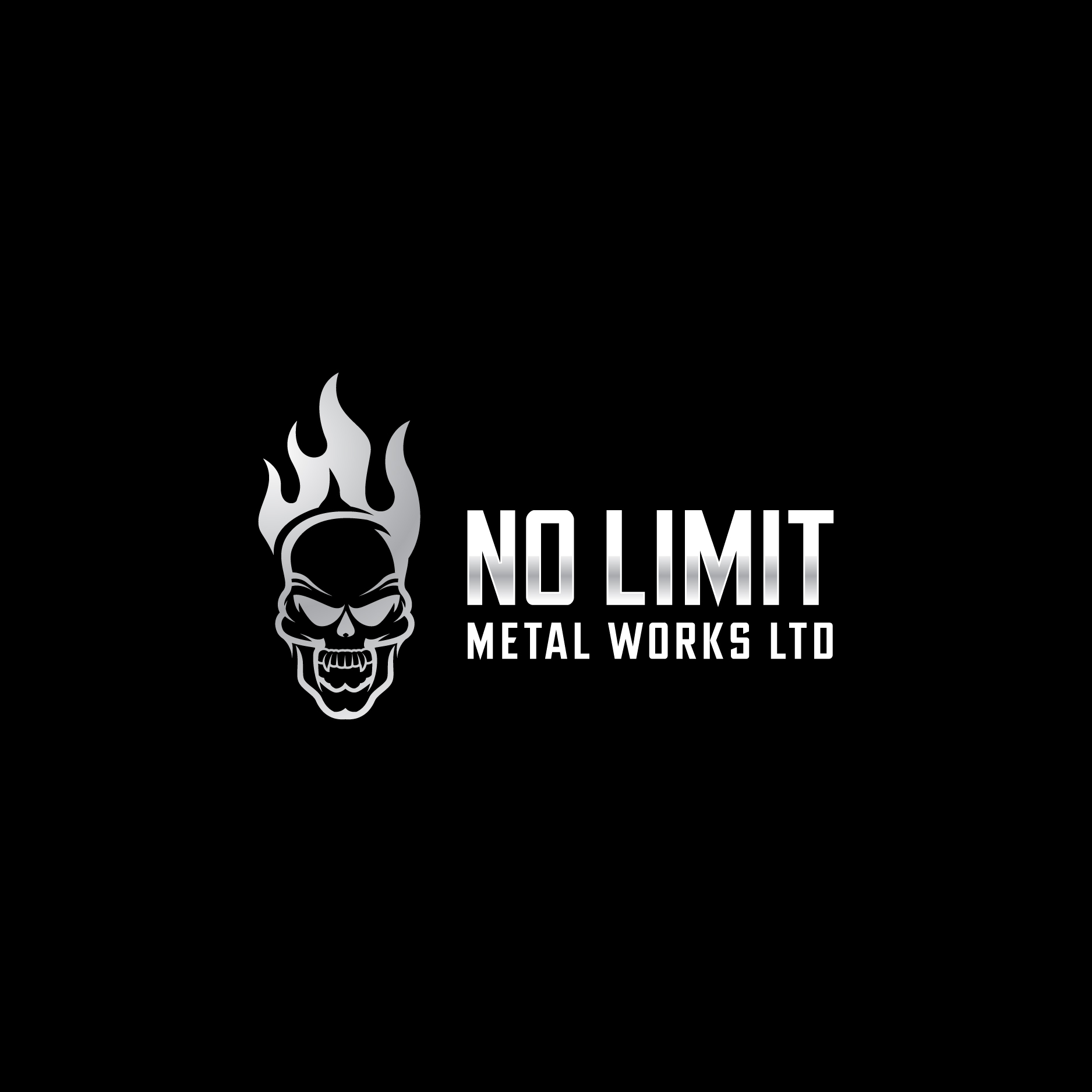 Logo Design by creative.bugs for NO LIMIT METAL WORKS LTD | Design #28381715